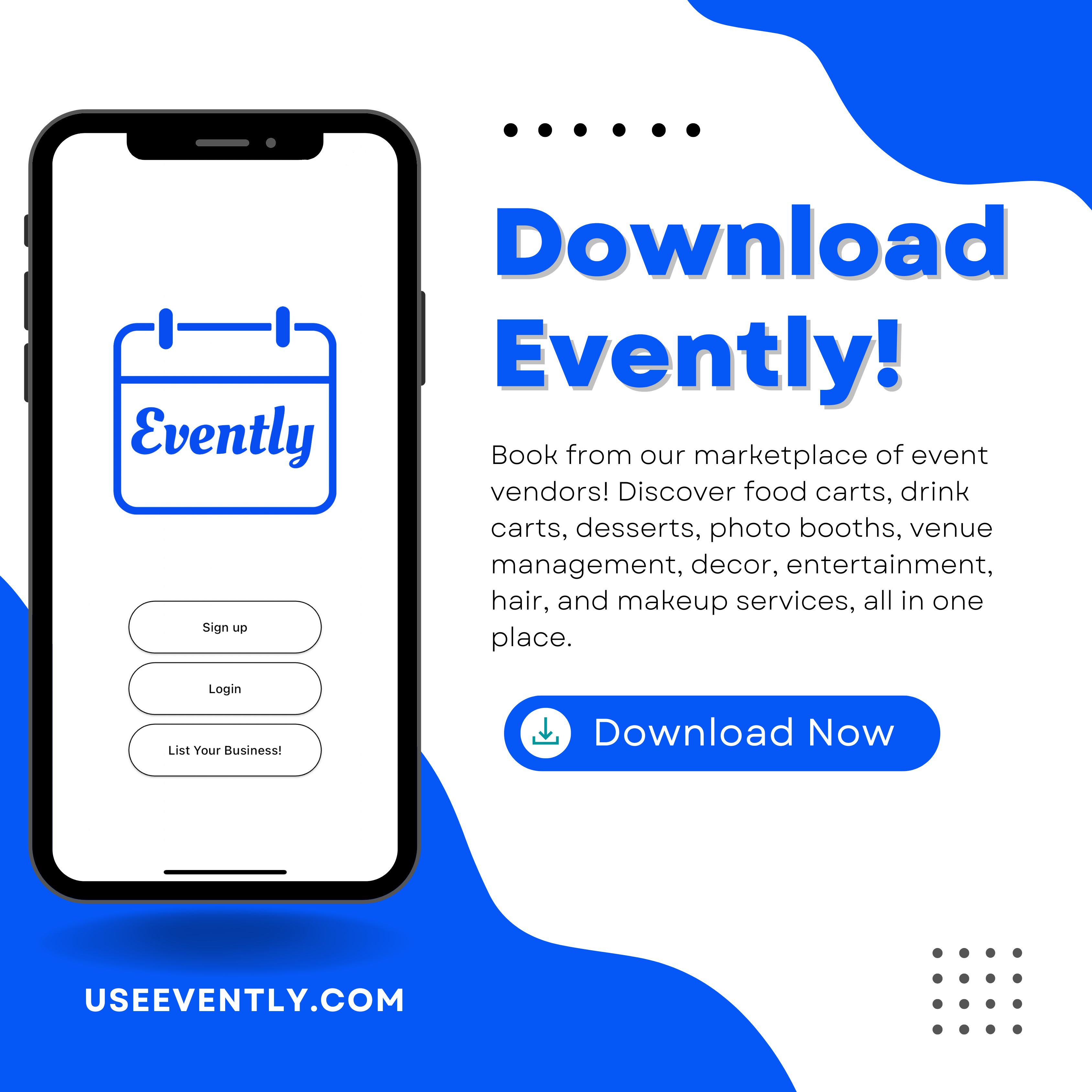Evently mobile app
